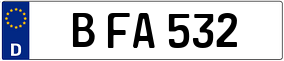 Truck License Plate